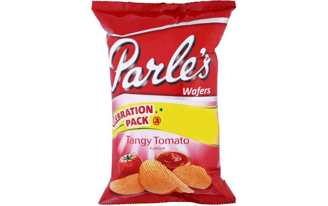 Parle Wafers Tangy Tomato Flavour Potato Chips   Pack  80 grams